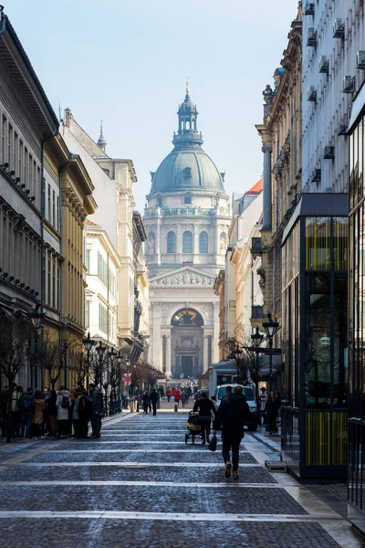 Строительство базилики Святого Стефана в Будапеште, Венгрия 2018 — стоковое фото