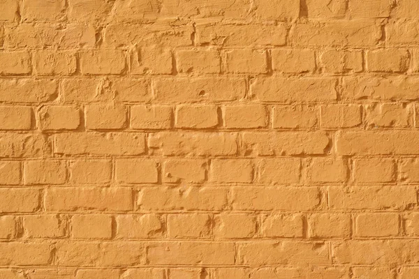 Painted brickwork in orange — Stock Photo, Image