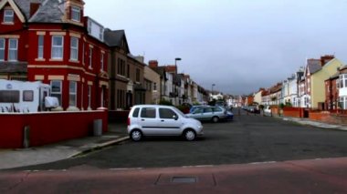 Whitley Bay, Büyük Britanya - Ağustos, 2013 yaklaşık: Whitley Bay. İngiltere'nin doğu kıyısında küçük tatil beldesi