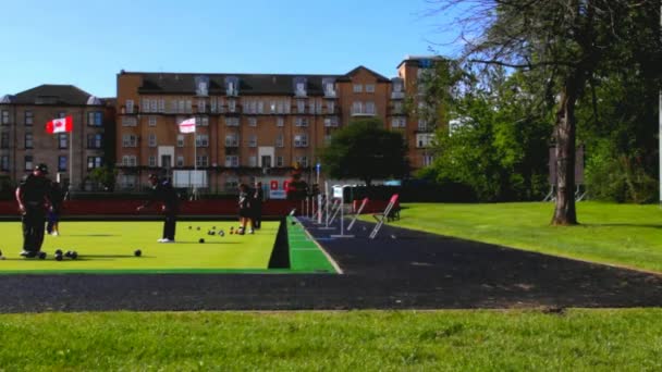 Boules (Petanque), gioco della palla francese — Video Stock