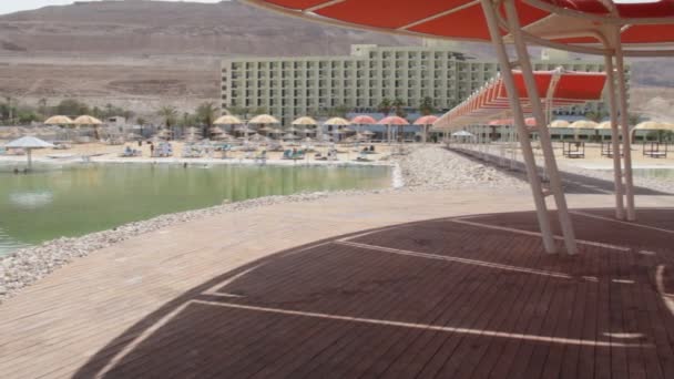 死海和海滩酒店 — 图库视频影像