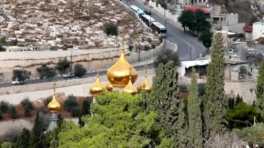 Kilise Mary zeytin Dağı Kudüs İsrail'in üzerinde bulunan Magdalene