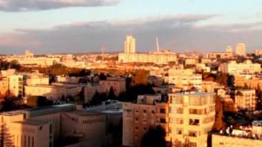 Çağdaş Batı Kudüs'te kış ile 