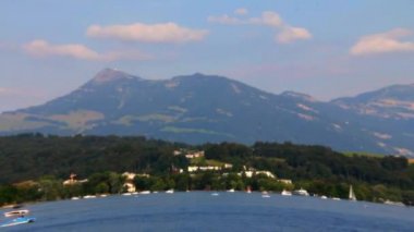 Dört kanton Gölü Dağı üzerinde arka plan, İsviçre