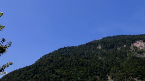 Mount Harder Kulm, Interlaken - 1322 m acima do nível do mar. Suíça — Vídeo de Stock