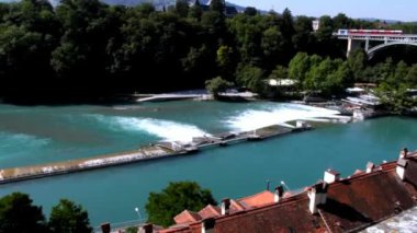 Bern. Şehir Manzaralı şehir Bern, İsviçre