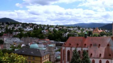 New Castle kenti. Baden-Baden. Almanya