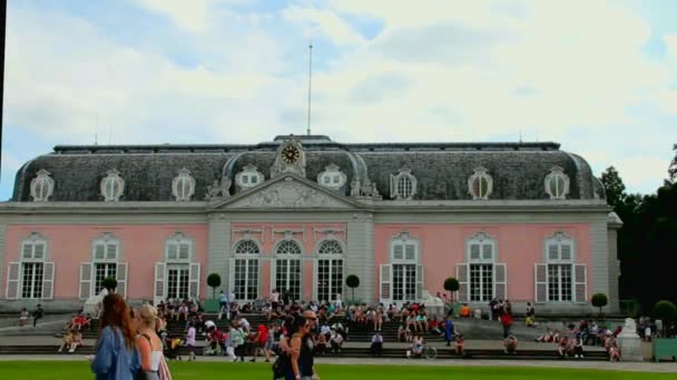 Palacio Benrath en Düsseldorf, Alemania — Vídeos de Stock