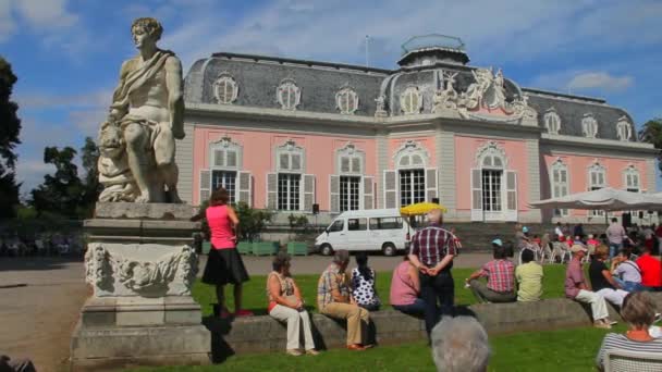 Palatul Benrath din Dusseldorf, Germania — Videoclip de stoc