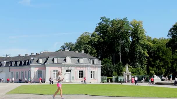 Palácio Benrath em Dusseldorf, Alemania — Vídeo de Stock