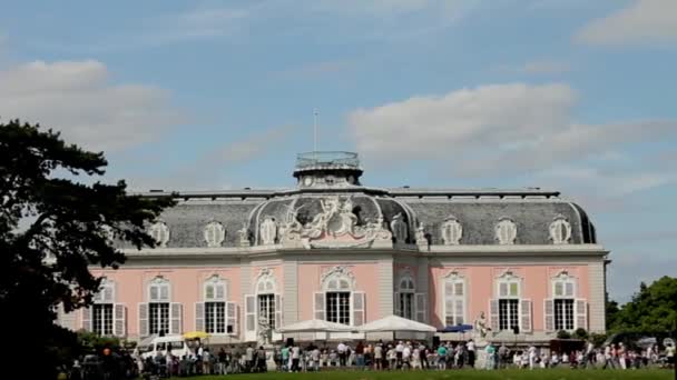 Palácio Benrath em Dusseldorf, Alemania — Vídeo de Stock