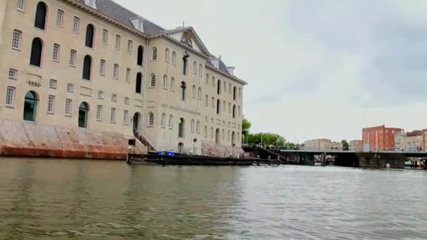Museu Marítimo Nacional em Amsterdam — Vídeo de Stock