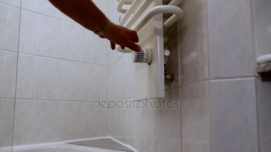 Banyo beyaz Havlu radyatör