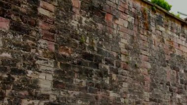 Antik tuğla çit Baden-Baden Merkezi