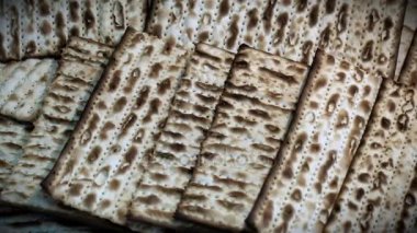 Matzoth, Yahudi Fısıh ekmek. Makro