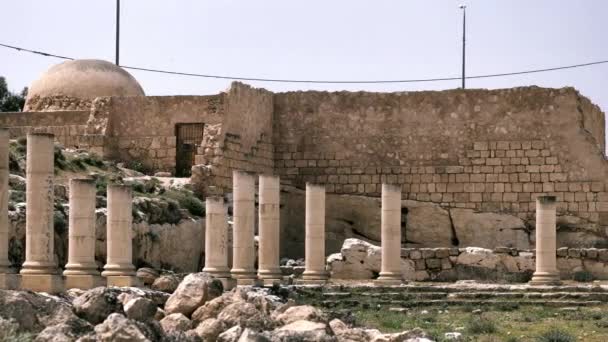 Palais d'Hérodion inférieur (Hérodion). Le désert de Judée. Israël — Video