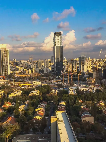 Tel Aviv van een vogel-eye view — Stockfoto