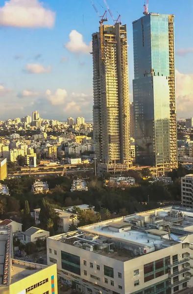 Tel Aviv van een vogel-eye view — Stockfoto