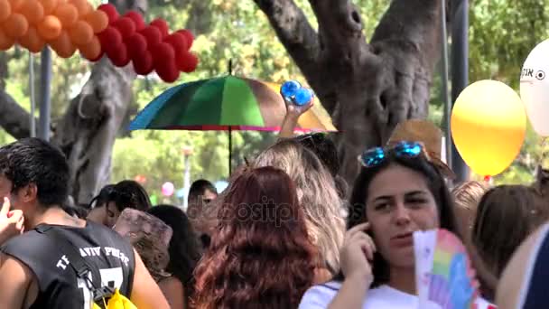 Desfile del Orgullo Gay en Tel Aviv — Vídeos de Stock