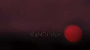 Karanlık bir arka plan güzel yanıp sönen ışıkları