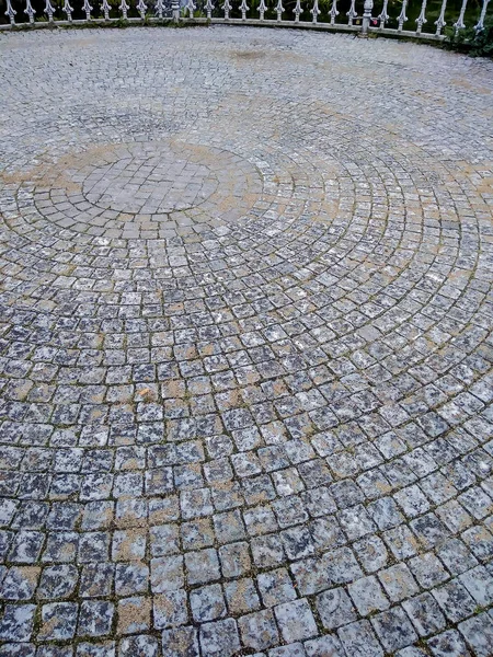 Abstract background of old cobblestone pavement. — Stock Photo, Image