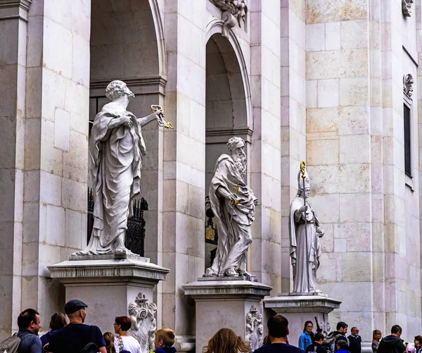 Barokní chrám římskokatolické arcidiecéze. Salzburg — Stock fotografie