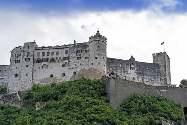 Hohensalzburg Castle (Festung Hohensalzburg). Salzburg, Austria. — Stockfoto