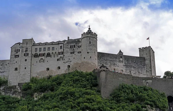 Castillo de Hohensalzburg (Festung Hohensalzburg). Salzburgo, Austria . —  Fotos de Stock