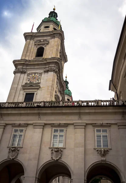 Salzburg Cathedral nebo dóm je věnován sv. Ruperta — Stock fotografie