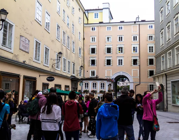 Plaza Hagenau en Salzburgo — Foto de Stock