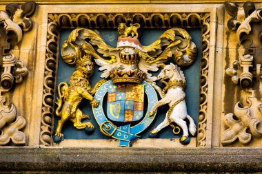 Ortaçağ armasının içinde Bodleian Kütüphanesi, Oxford
