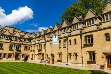 Brasenose eski Quadrangle Koleji Oxford Üniversitesi avlusu