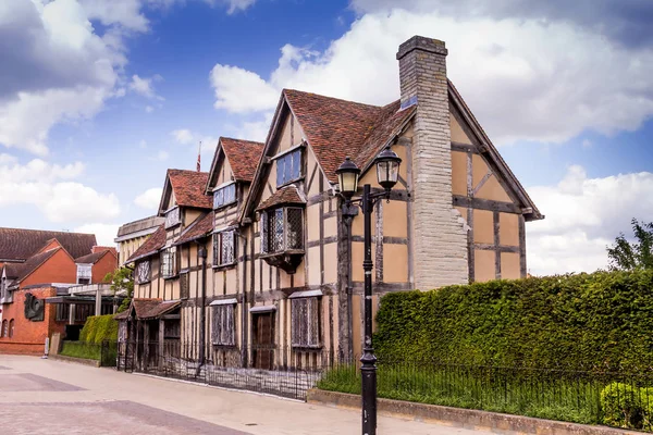 Geburtshaus, wo der Dramatiker und Dichter William Shakespeare geboren wurde. lizenzfreie Stockbilder