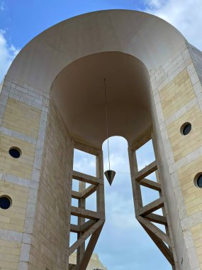 Tel Aviv, İsrail - 06 Mart 2020: Yeni Opera Binası 'nın Ayrıntıları