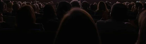 Spectators Theater Auditorium Performance — Stock Photo, Image