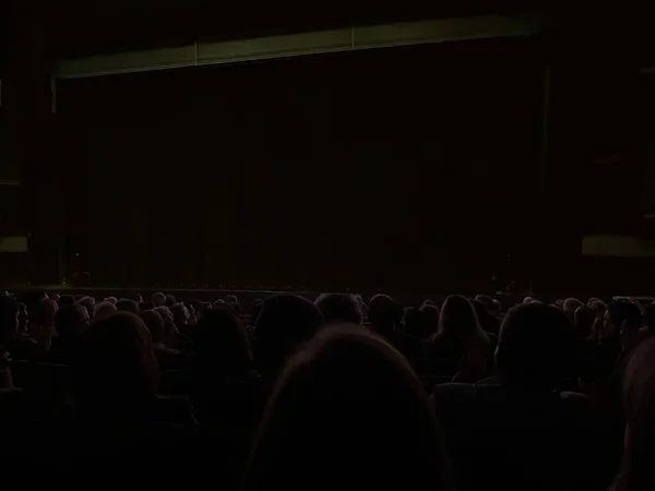 Zuschauer Theatersaal Vor Der Vorstellung — Stockfoto