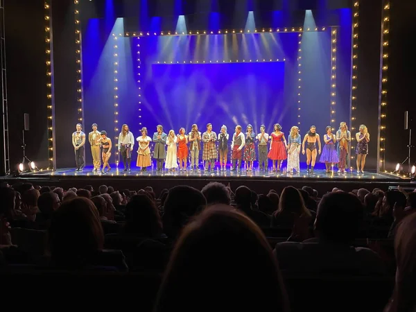 Tel Aviv Izrael Března 2020 Diváci Hledišti Jednoho Divadel Představení — Stock fotografie