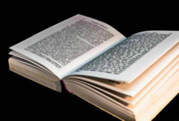 Open Talmud Torah Tanakh Libro Con Traduzione Inglese Sul Tavolo — Foto Stock