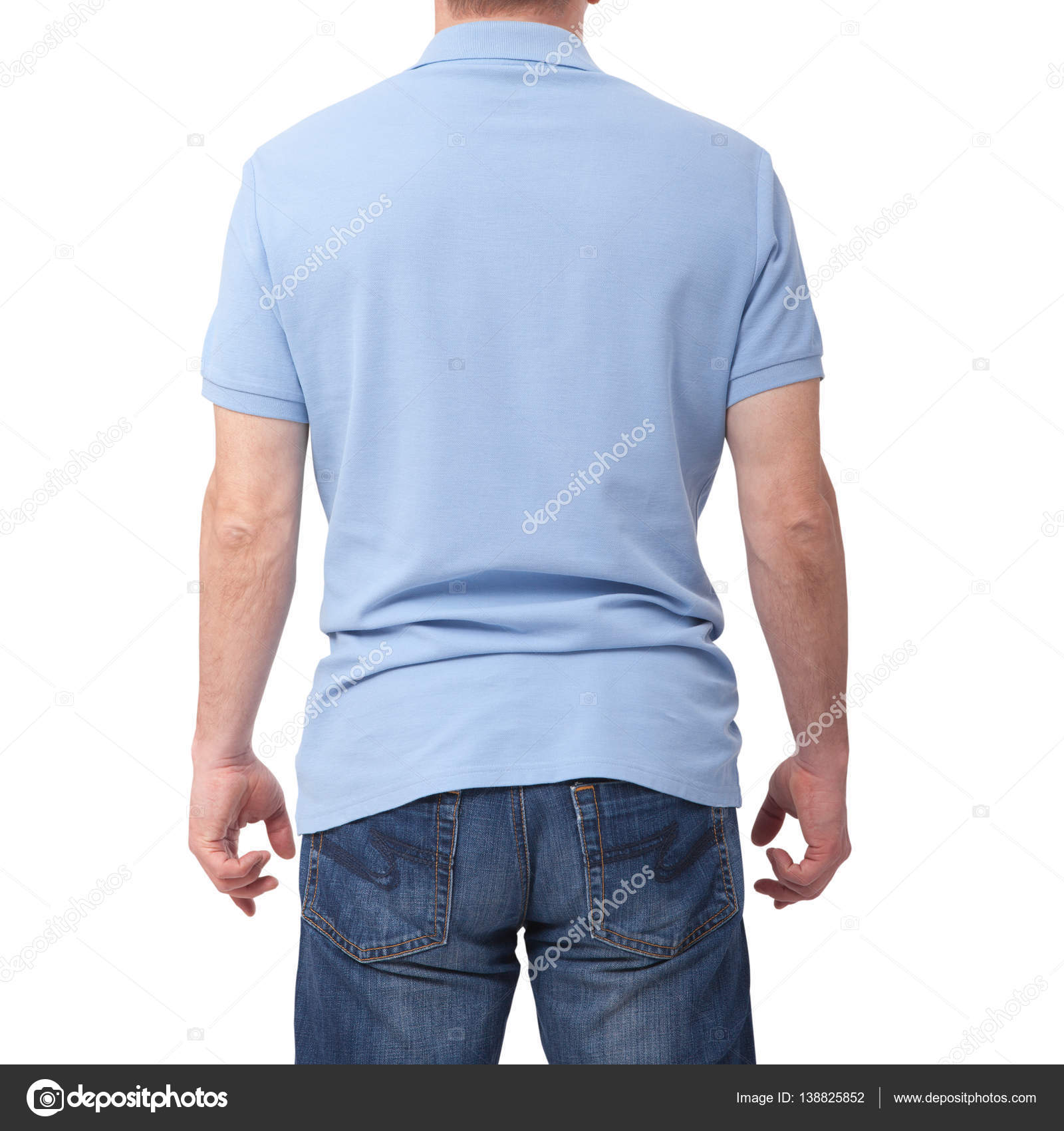 Man Wearing Blank Blue T Shirt Isolated On White Background With Copy Space Tshirt Design And People Concept Close Up Of Men In Blank Shirt Back View Stock Photo Image By C Man Wearing Blank Blue T Shirt Isolated On White Background With Copy Space Tshirt Design And People Concept Close Up Of Men In Blank Shirt Back View Stock Photo Image By C