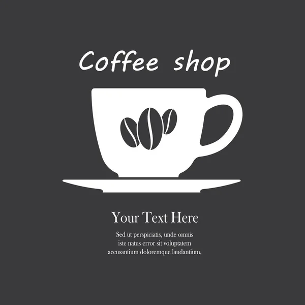 Kávébab Coffee shop. Csípő Vintage stilizált betűkkel. Vektoros illusztráció — Stock Vector