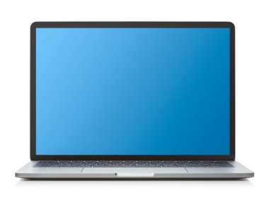 Gümüş laptop