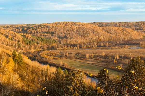 Jesień Nad Rzeką — Zdjęcie stockowe