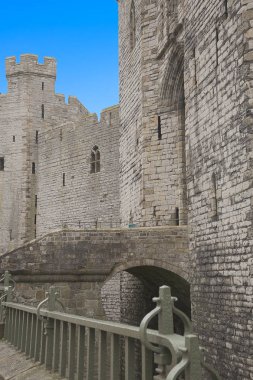 Caernarfon castle Wales, İngiltere için giriş.