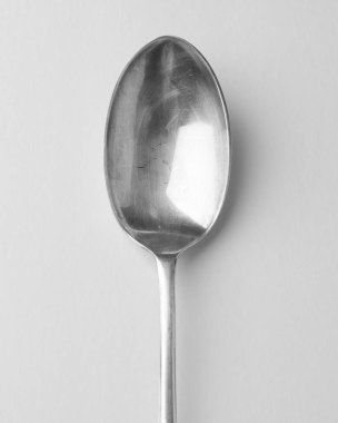 Vintage gümüş Servis kaşığı mutfak malzemesi