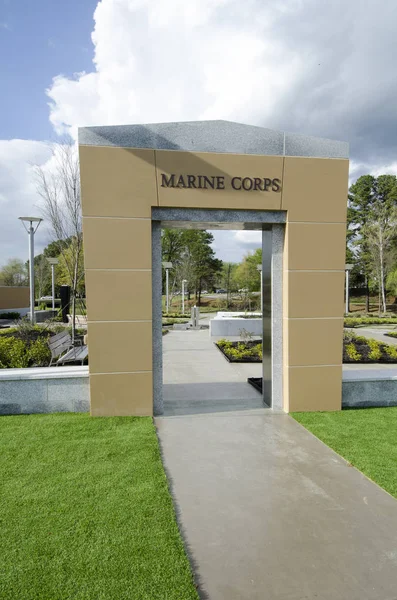 North Carolina Veterans Park, Fayetteville-22 de março de 2012: Parque dedicado a todos os veteranos da NC no estado — Fotografia de Stock