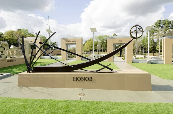 North Carolina Veterans Park, Fayetteville-22 March 2012: Park dedicated to all NC veterans in the state — Stock Photo, Image