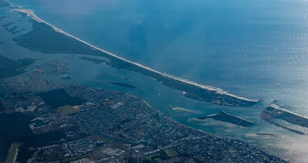 air-view of South Stradbroke qld australia