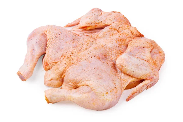 Carcassa Pollo Intero Con Spezie — Foto Stock