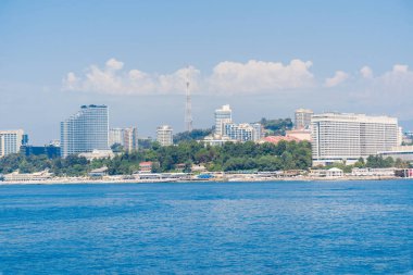 Plaj, deniz manzarası.