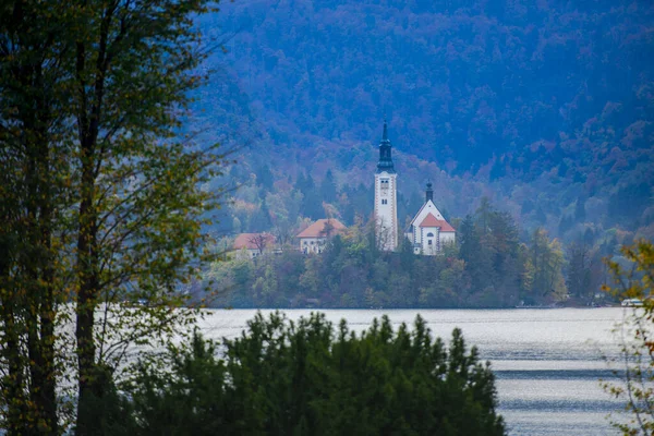 Pintoresco Paisaje Bled Eslovenia — Foto de Stock